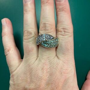 QVC tanzanite and apatite ring